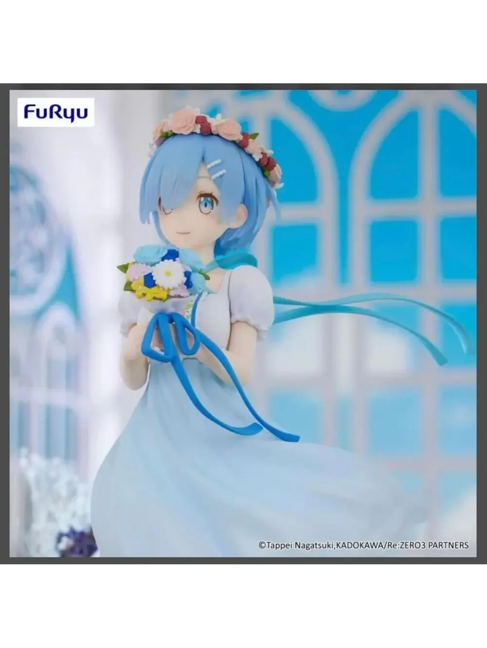 FuRyu Rem Flower Dress Figure Re:Zero Blue One Size US Seller